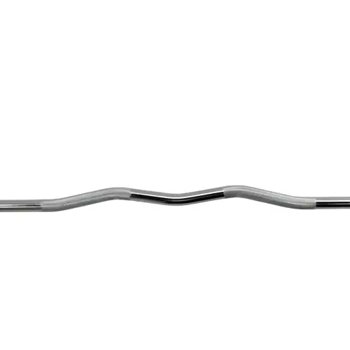 Bilanciere Curvo Ez 120 cm - 28 mm - Curl Bar | Chiusura a Molle - Vista Ravvicinata