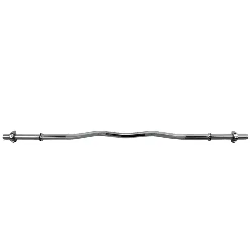 Ez Curved Langhantel 120 cm - 28 mm - Curl Bar | Schraubverschluss - Ansicht von unten