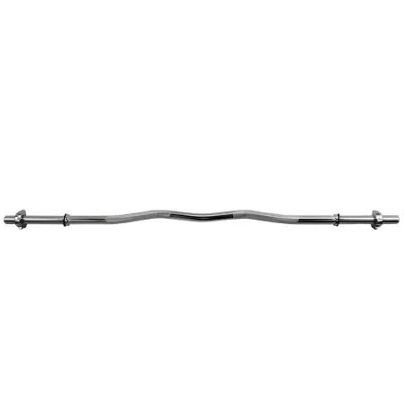 Ez Curved Langhantel 120 cm - 28 mm - Curl Bar | Schraubverschluss - Ansicht von unten