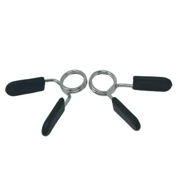 Pair of Disc Clips - Springs 28 mm | Butterfly closure - front view