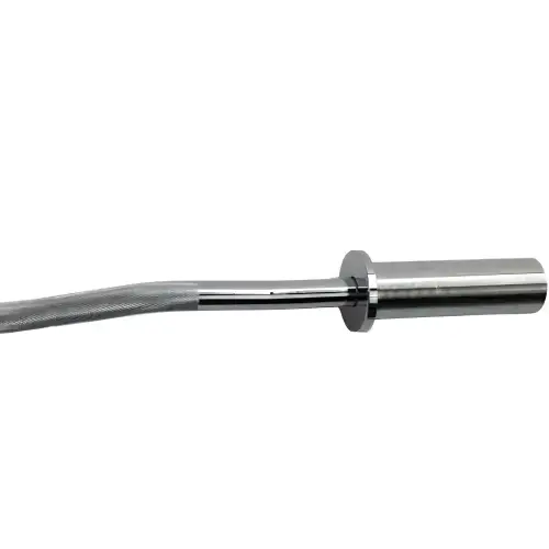 EZ Olympic Langhantel 120 cm - 50 mm - Curl Bar | Profi - Rändelansicht
