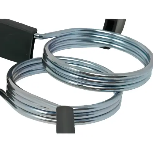 Paire de clips à disque - Ressorts 50 mm | Fermeture papillon - Vue rapprochée