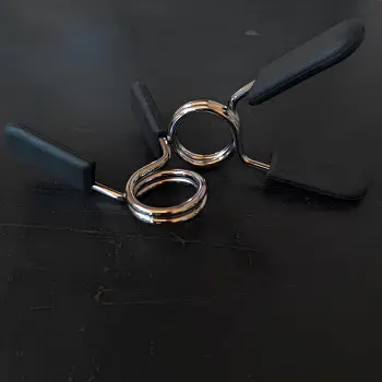 Pair of Disc Clips - Springs 25 mm | Butterfly closure - Near photo 2