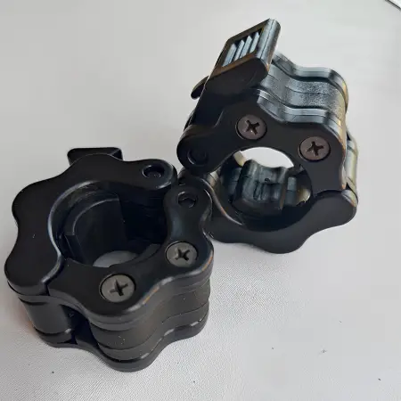 Paire de stoppeurs de disque olympique - Collier de verrouillage de sécurité - 50 mm - Utilisation