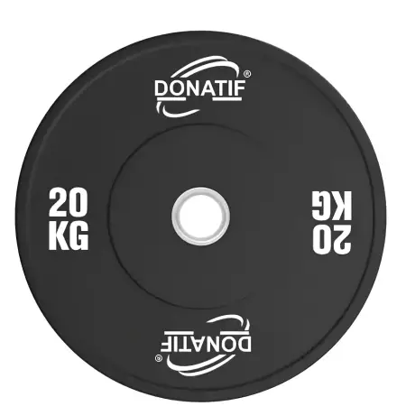 Disco Bumper 20 Kg | Bumper Plate - Foro Olimpico 50 mm - Visuale Frontale