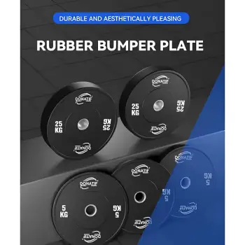 Disc Bumper 20 Kg | Bumper Plate - Olympic Hole 50 mm - Front View 2