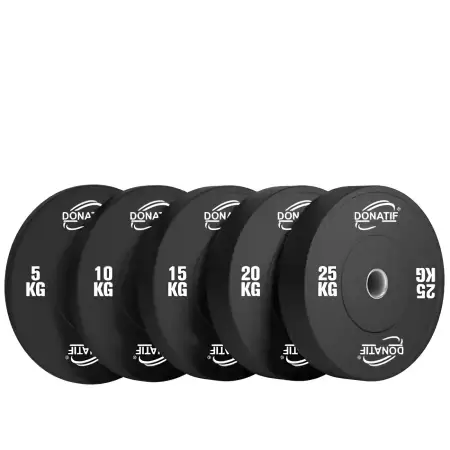 Disco Bumper 25 Kg | Bumper Plate - Foro Olimpico 50 mm - Visuale Completa