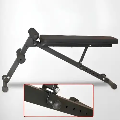 Panca per Addominali - Regolabile - Home Gym - Visuale sulla Regolazione