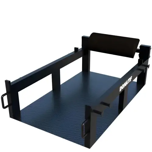 Banco de empuje de cadera - Profesional | Fortalecimiento de glúteos - Vista lateral