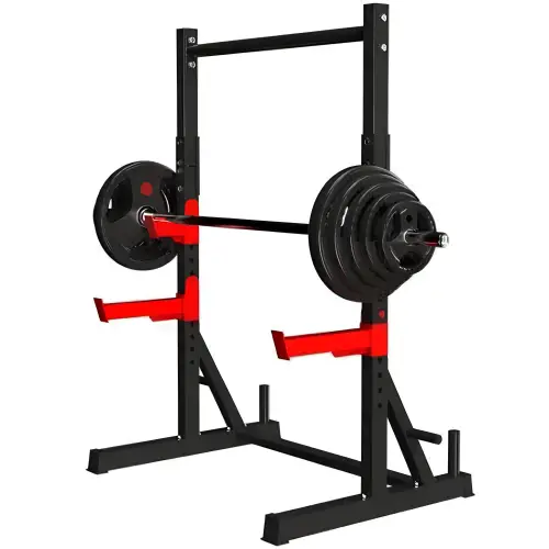 Multifunction Squat Rack - Gym Standing Rack - View On The Structure And Discs