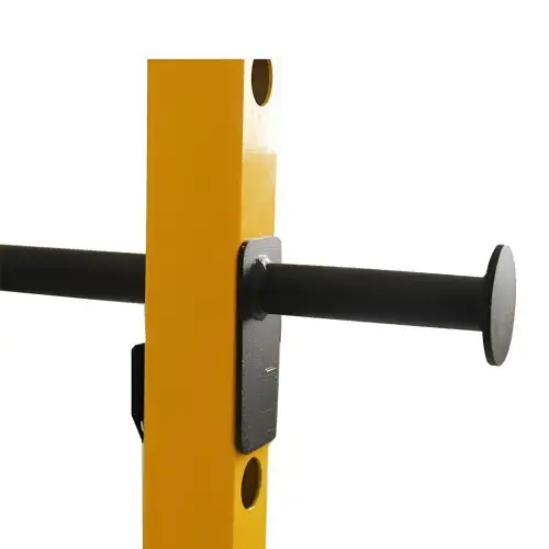 Rack a Gabbia Multifunzione - Lat Machine e Pulley Basso - Visuale Appoggia Bilanciere