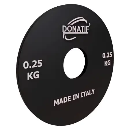 Disco Microcarico da 250 gr - Foro 28 mm | Small Plate - Palestra - Visuale Laterale