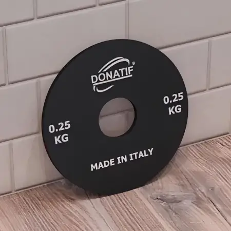 250 gr Microload Scheibe - 28 mm Loch | Kleine Platte - Fitnessstudio - Ansicht der Nutzung des Fitnessstudios