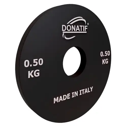 Disco Microcarico da 500 gr - Foro 28 mm | Small Plate - Palestra - Visuale Laterale