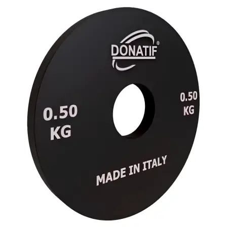 Disco Microcarico da 500 gr - Foro 28 mm | Small Plate - Palestra - Visuale Laterale