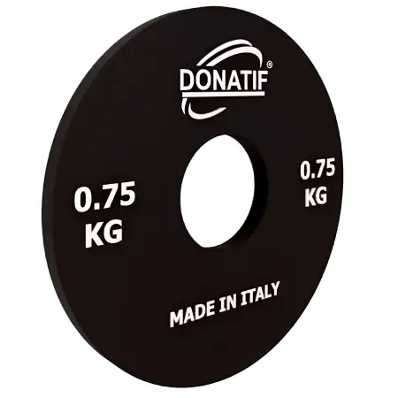 Microcarga de 750 gr - Agujero de 50 mm | Plato pequeño - Gimnasio - Vista lateral