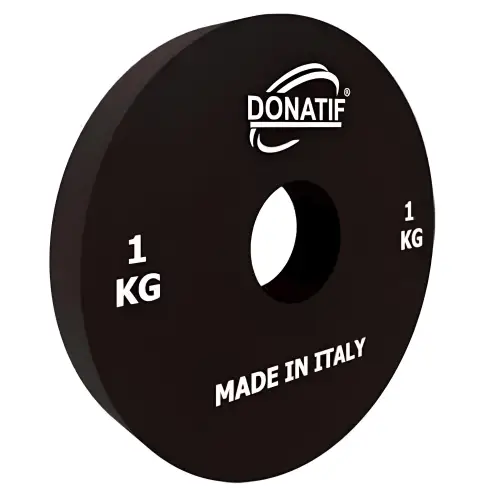 Microcarico da 1 Kg - Foro 28 mm | Acciaio Calibrato | Small Plate - Palestra - Visuale Laterale