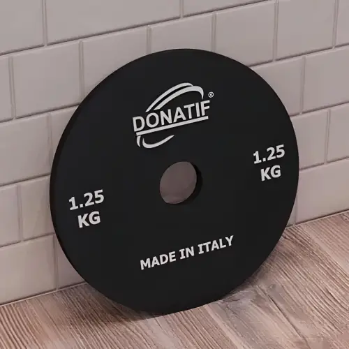 1,25 kg Mikrolast - 28 mm Bohrung | Kalibrierter Stahl | Kleine Platte - Fitnessstudio - Ansicht der Nutzung des Fitnessstudios