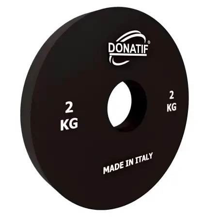 Microcarga de 2 Kg - Diámetro de 50 mm | Plato pequeño - Gimnasio - Vista lateral