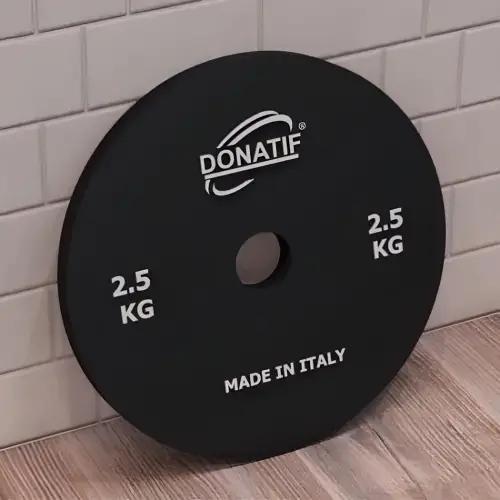 2,5 kg Mikrolast - 28 mm Bohrung | Kalibrierter Stahl | Kleine Platte - Fitnessstudio - Ansicht der Nutzung des Fitnessstudios