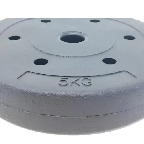 Disco de PVC-Vinilo de 5 Kg - Agujero de 30 mm | Fitness - Vista de cerca