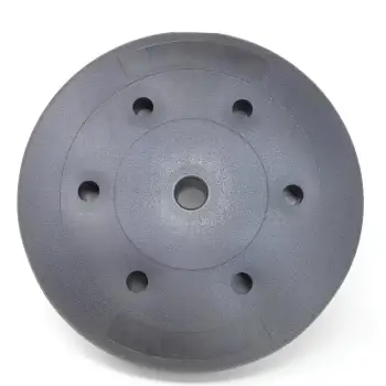 Disco de Peso de Vinilo PVC 15 kg Agujero 30 mm Fitness