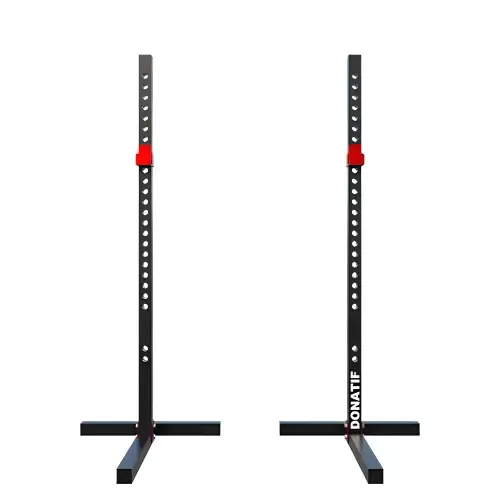 Squat Stand Rack - Professionale | Regolabile - Personalizzabile - Visuale Frontale