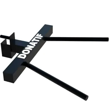 Dip Bars Station for Racks - Universal | Custom-made parallel bars - Logo Visual