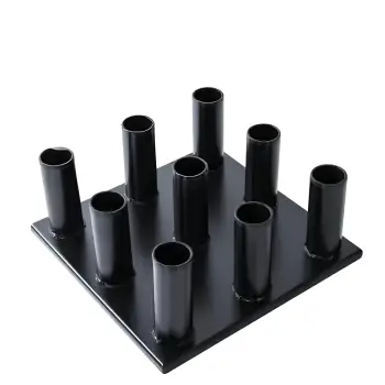 Vertikale Langhantelablage | Olympische Langhantelablage 50 mm - Vollansicht Ablage