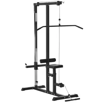 Lat Machine with Bass Pulley | Pulldown | Disc Loading - Full Tool View