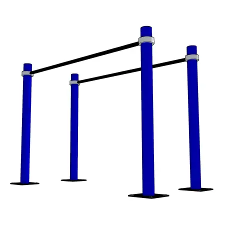 Parallele Calisthenics - D100 | Dipstation | Calistenia | Professionali - Visuale Laterale Parallele