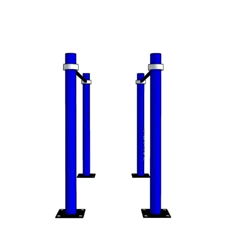 Parallele Calisthenics - D100 | Dipstation | Calistenia | Professionali - Visuale Frontale Parallele