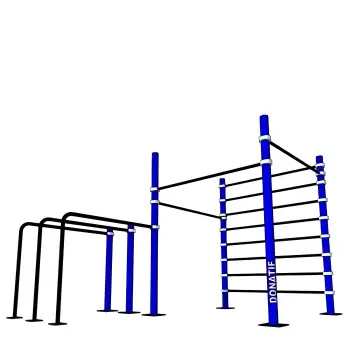 Calisthenics Structure - Extreme D100 | Customizable | Indoor - Full view of the equipment