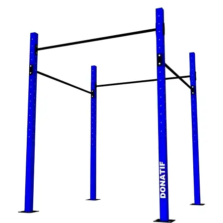 Struttura Calisthenics a Gabbia - D80 | Regolabile | Personalizzabile - Visuale Completa Attrezzo