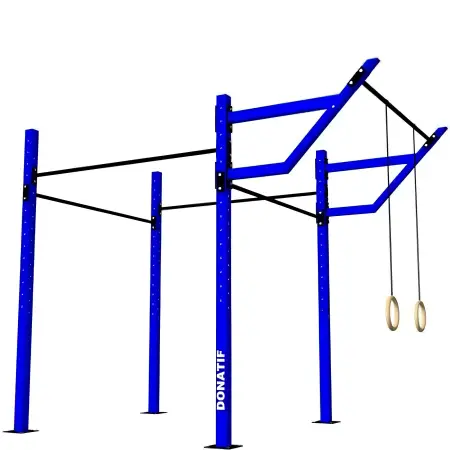 Cage Calisthenics Rack Station - D80 Pro | Indoor - Outdoor - Vollsicht-Ausrüstung