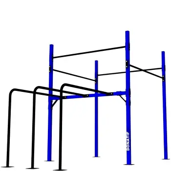 Calisthenics Frame with Parallel Bars - D60 | Adjustable - Modular - Parallel Frame View
