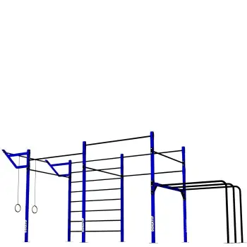 Complete Multifunction Calisthenics Structure - D60 - Full View Tool