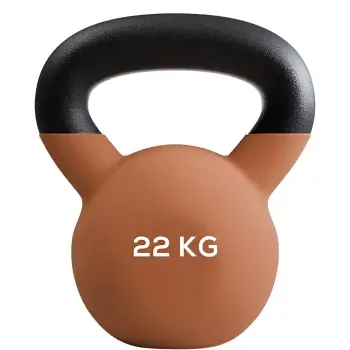22 Kg Neoprene Coated Kettlebell - Exercices fonctionnels - Vue d'ensemble du produit