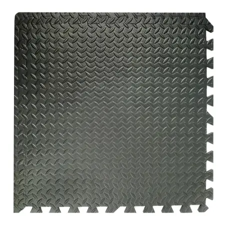 Puzzle Rugs - Interlocking | Shockproof - Protective | Home | Fitness | Gym - Close-up view Finishing