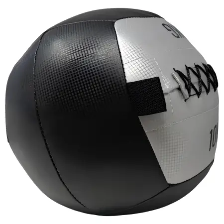 Balón medicinal de 10 kg - Balón de pared multifunción | Entrenamiento funcional - Vista lateral