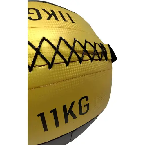 Medicine Ball 11 kg - Ballon mural multifonction | Entraînement fonctionnel - Vue rapprochée et finition