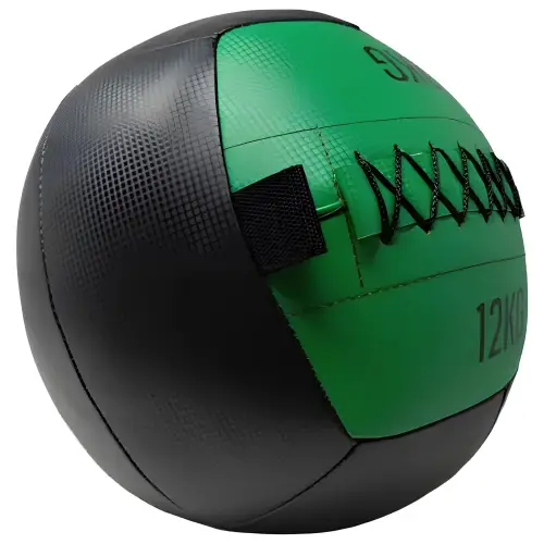 12 kg Medizinball - Multifunktions-Wandball | Functional Training - Seitenansicht