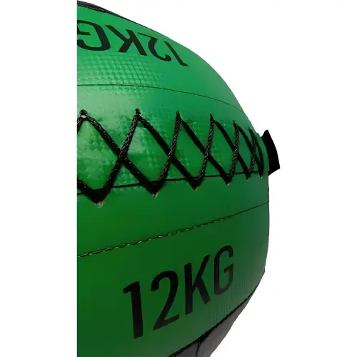 Ballon médicinal 12 kg - Ballon mural multifonction | Entraînement fonctionnel - Vue rapprochée et finition
