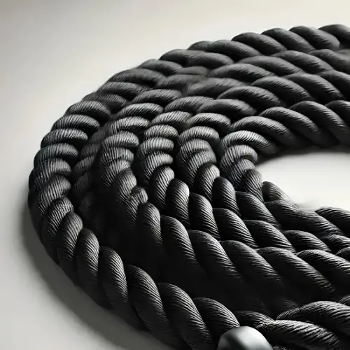 Battle Rope - Gym Trainingsseil | Donatif - Nahaufnahme Seilbeschnitt