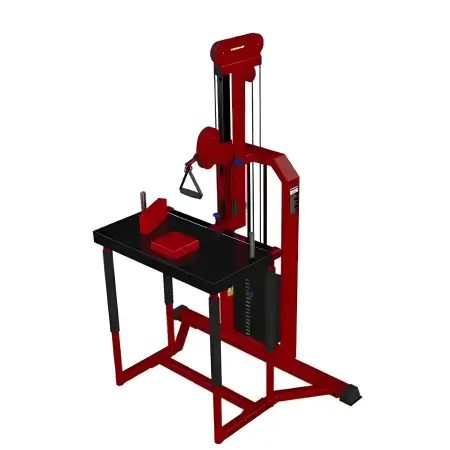 Popeye Table with Pulley and Weight Pack | Armwrestling - Full View