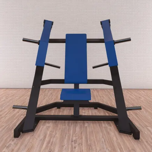 Olympic Bench Incline a Carico Libero - CLP | Professionale - Visuale Frontale