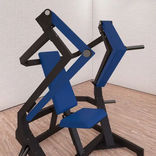 Olympic Decline Bench Free Load - CLP | Professional - Close-up view Loading discs