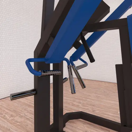 Rangée basse à chargement libre - CLP | Professionnel | Musculation - Vue rapprochée Disques de chargement