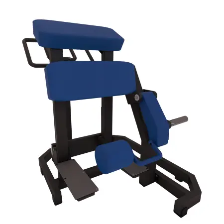Stand Back Leg Lift Trainer a Carico Libero - CLP | Professionale - Visuale Laterale Attrezzo