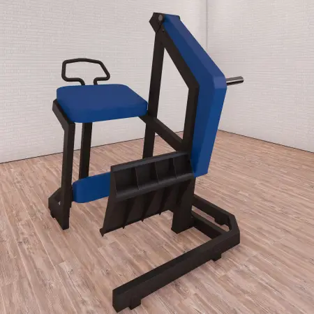 Free Load Glute Isolator - CLP | Professional | Training - Rear view of the equipment